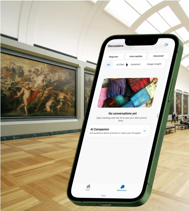 Illustration of a cultural mediation assistant